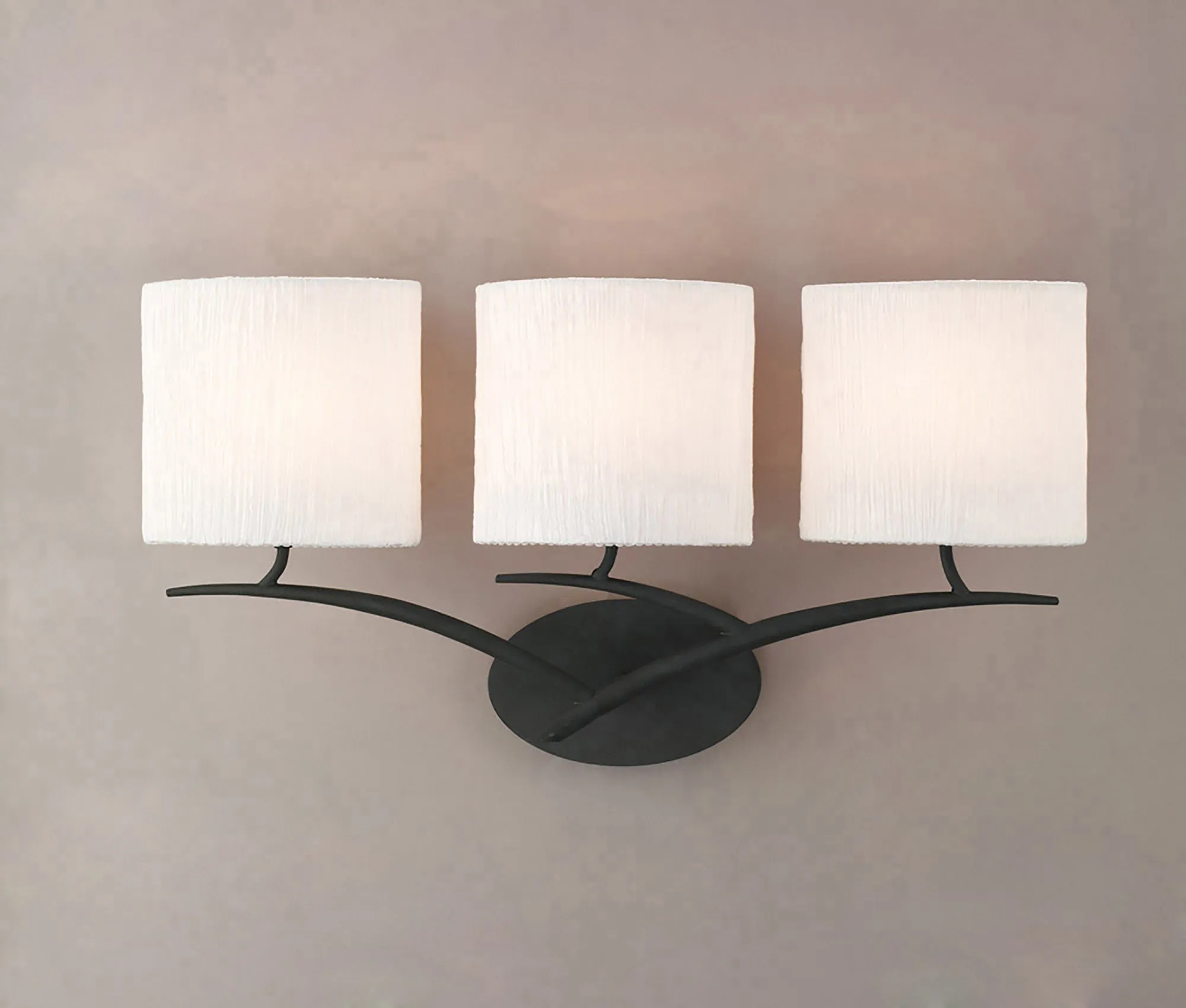 Eve Anthracite-White Wall Lights Mantra Armed Wall Lights